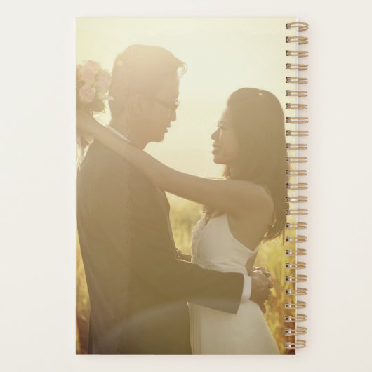 Klassieke rechthoek dubbel geluk Chinees huwelijk Planner (Achterkant)