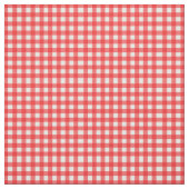 Klassieke Red Gingham voor thuisblikjes Stof (Swatch)