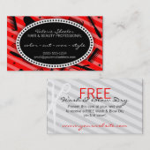 Klassieke Red Hair & Beauty Coupon (Voorkant / Achterkant)