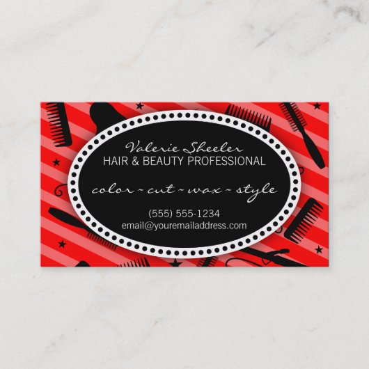 Klassieke Red Hair & Beauty Coupon (Voorkant)