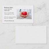 Klassieke Red Heart Health Coach Visitekaartje (Voorkant / Achterkant)