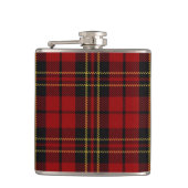Klassieke Red Tartan Flask Heupfles (Voorkant)