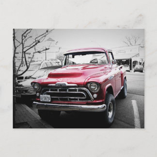 Klassieke Red Truck Briefkaart