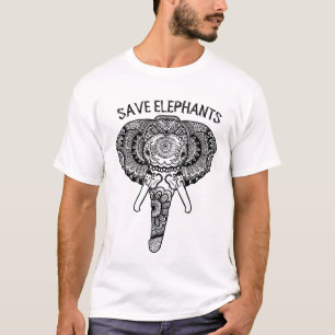 Klassieke redding olifanten t-shirt