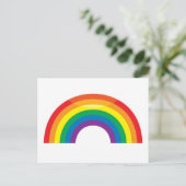 Klassieke regenboog briefkaart (Staand voorkant)