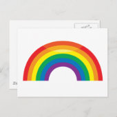 Klassieke regenboog briefkaart (Voorkant / Achterkant)