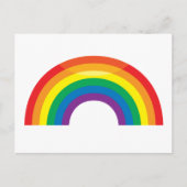 Klassieke regenboog briefkaart (Voorkant)