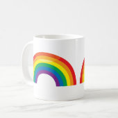 Klassieke regenboog koffiemok (Voorkant links)