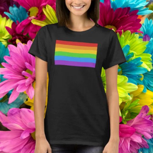 Klassieke Regenboog Pride Vlag T-shirt