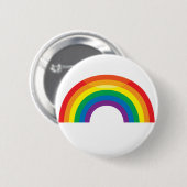 Klassieke regenboog ronde button 5,7 cm (Voorkant /achterkant)