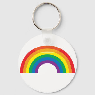 Klassieke regenboog sleutelhanger