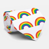 Klassieke regenboog stropdas (Opgerold)