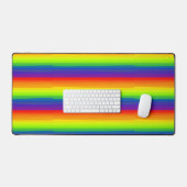 Klassieke regenboogvlag Kleuren markeerster Bureaumat (Keyboard & Muis)