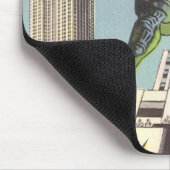 Klassieke reis, beroemde landmarks in New York Cit Muismat (Hoek)