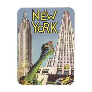 Klassieke Reis, Beroemde New Yorkse Landmarks Magneet