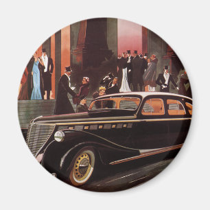 Klassieke reis, elegante rek limousine auto magneet