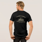 Klassieke Reis: Het Stoomtijdperk Tri-Blend Shirt (Achterkant volledig)