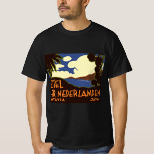 Klassieke Reis Jakarta Indonesië Hotel Nederlanden T-shirt