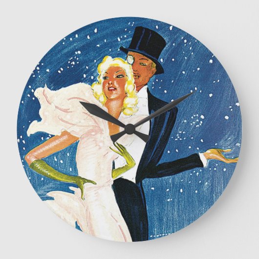 Klassieke reis, liefdesromantiek Winter in Monte C Grote Klok (Voorkant)
