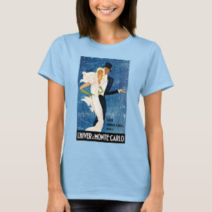 Klassieke reis, liefdesromantiek winter in Monte C T-shirt
