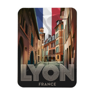Klassieke reis LYON stad frans Rhône Alpes cadeaus Magneet