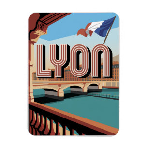 Klassieke reis LYON stad frans Rhône Alpes cadeaus Magneet