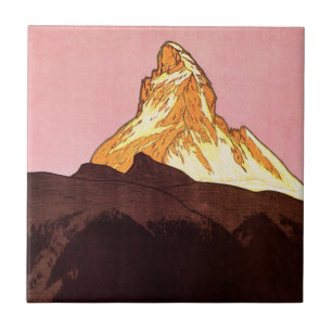 Klassieke reis, Matterhorn berg, Zwitserland Tegeltje