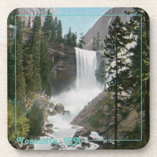Klassieke Reis Vernal Falls Yosemite Bier Onderzetter