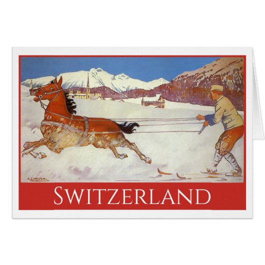 Klassieke Reis, Winter in Engadin Zwitserland (Voorkant Horizontaal)