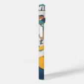 Klassieke Reizen, Art Deco, Winter Davos Zwitserla Case-Mate iPhone Case (Achterkant / Rechts)