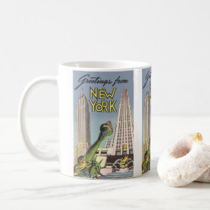 Klassieke Reizen, Bekende New York City Bezienswaa Koffiemok