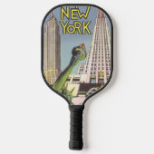 Klassieke Reizen, Bekende New York City Bezienswaa Pickleball Paddle (Achterkant)
