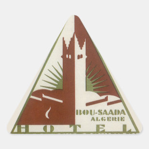 Klassieke Reizen, Trans Atlantique Hotel, Algerije Sticker