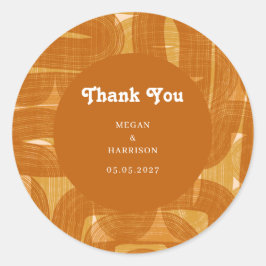 Klassieke rek- en buisjes en bochten ronde sticker