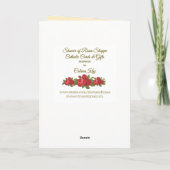 Klassieke religieuze Jezus kroont St. Jozef Kaart (Achterkant)