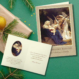 Klassieke Religieuze Kerst Maagd Maria Baby Jezus Feestdagen Kaart
