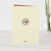 Klassieke religieuze Maagd Maria Jezus Schrift Feestdagen Kaart (Achterkant)