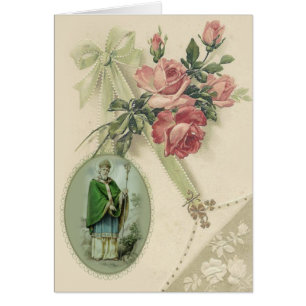 Klassieke religieuze St. Patrick Shamrock-gebed