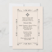 Klassieke religieuze uitnodiging (Voorkant)