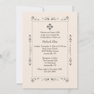 Klassieke religieuze uitnodiging