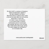 Klassieke renaissance van Michelangelo Briefkaart (Achterkant)