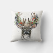 Klassieke rendierpilaar kussen (Achterkant)