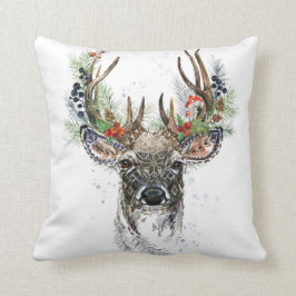 Klassieke rendierpilaar kussen