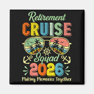 Klassieke Retire Cruise Squad 2026 Cruise Gepensio Magneet
