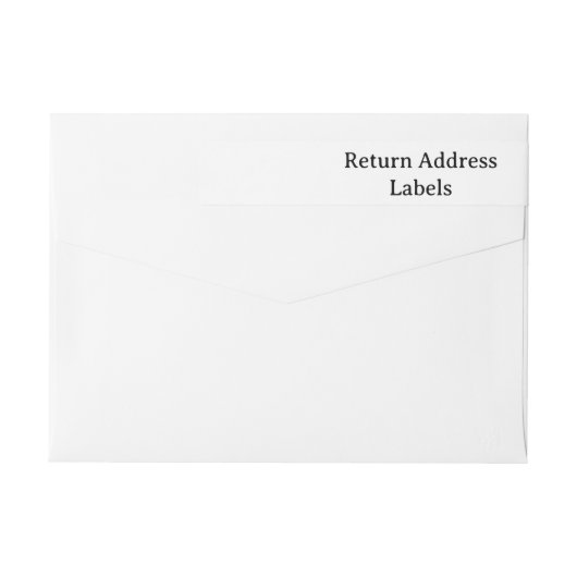 Klassieke Retouradreslabels (Achterkant)