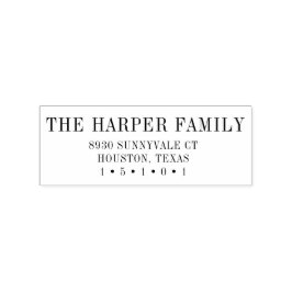 Klassieke retouradresstempel rubberstempel