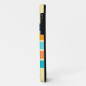 Klassieke Retro 70s stijlstrepen Case-Mate iPhone Case (Achterkant/links)