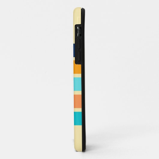 Klassieke Retro 70s  stijlstrepen Case-Mate iPhone Case (Achterkant/links)