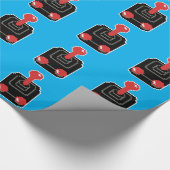 Klassieke Retro 80s wedstrijd Pro Joystick Cadeaupapier (Hoek)