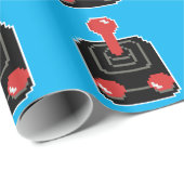 Klassieke Retro 80s wedstrijd Pro Joystick Cadeaupapier (Rol Hoek)